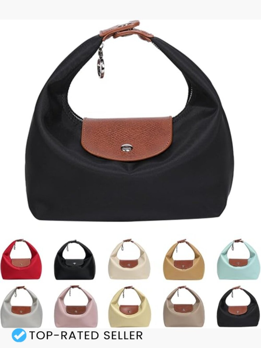 Mini 3-in-1 Nylon Crossbody Handbag Convertible Adjustable Strap Casual Chic